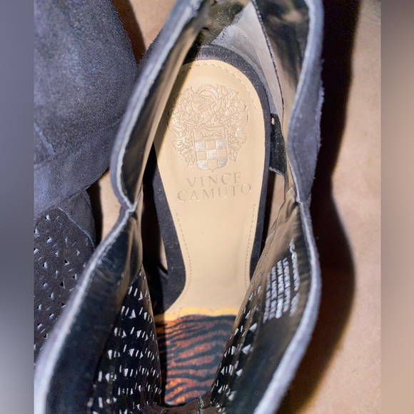 Vince Camuto Cranita Suede Leather Heels - Picture 6 of 8